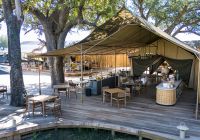 Machaba web monachira camp lodge dining area botswana