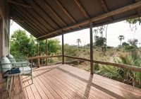 Mokolwane camp guest tent varanda