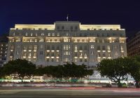 Brasil riodejaneiro copacabanapalace fachada noite