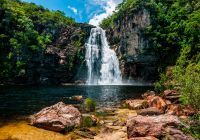 Chapada dos veadeiros goias queda agua view