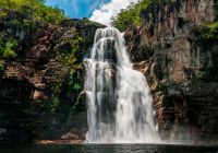 Chapada dos veadeiros goias queda agua