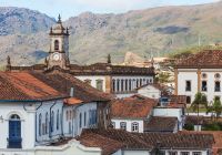 Colonial architecture in ouro preto minas gerais