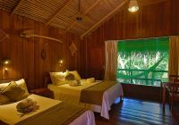 Juma lodge bangalo vista floresta quarto