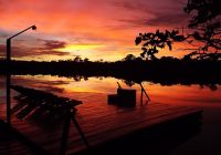 Juma lodge nascer do sol deck