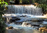 Mato grosso brasil chapada dos guimareas cachoeira