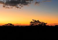 Mato grosso brasil chapada dos guimareas por do sol