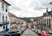 Ouro preto minas gerais rua direita