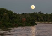 Pantanal river cruise paisagem lua cheia rio