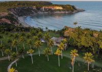 Ponta da juacema bahia caraiva aerial vista