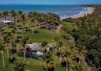 Ponta da juacema bahia caraiva drone vista oceano