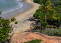 Ponta da juacema bahia caraiva vista pedra hospede