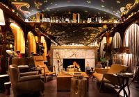 Rosewood hotel s o paulo rabo di galo bar fireplace