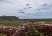 Serra da capivara brasil piaui campo aberto vista