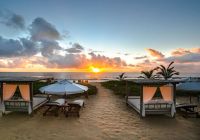 Villas de trancoso bahia vista por do sol