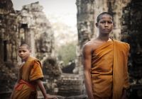Monges em Angkor - Camboja