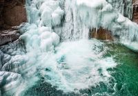 Cachoeira congelada Banff National Park