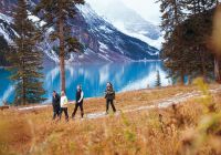 caminhada Lake louise grupo