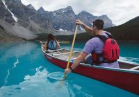 Canoagem no Banff National Park