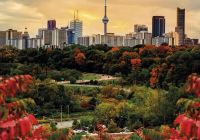 Por do sol toronto outono