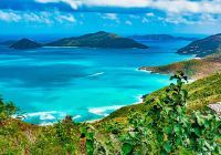 Vista ilhas virgens britanicas caribe