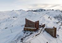 Valle nevado vista aerea