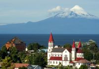 Vista aérea Puerto Varas, Chile Turismo