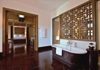 China aman summer palace courtyard suite banheiro