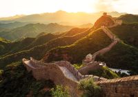 Muralha china por sol