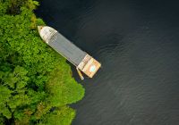 Delfin iii amazon cruises aerial