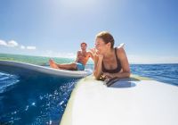 Norwegian cruise line hava pride of america surf ocean couple