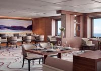 The ritz carlton yatch navio evrima sala jantar