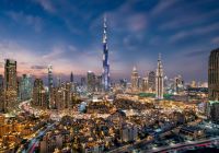 Det visit dubai burj al khalifa vista aerea