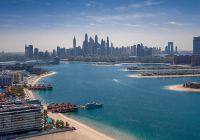 Det visit dubai palm jumeirah vista aerea