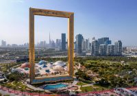 Det visit dubai the frame vista aerea