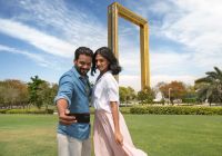 Emirados arabes dubai casal foto