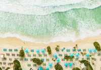 Jumeirah al naseem rockfish private beach aerial drone 2
