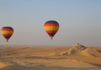 Passeio balão Deserto Dubai