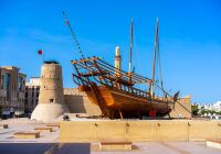 Ponto Turístico. Forte Al Fahidi, Museu de Dubai, Dubai, UAE