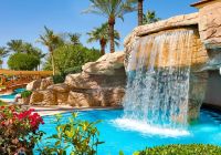 The ritz carlton dubai waterfall