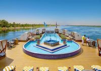Egito sonesta nile cruise st george deck piscina