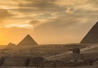 Pirâmides de Gizé, região do Cairo.