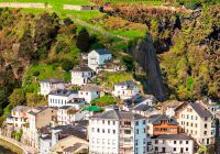 Luarca village in asturias in the north of spain