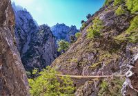 Ruta del cares cares trail trekking path picos de europa national park spain europe