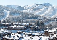 Estados unidos deer valley resort vista aerea