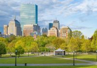 Eua boston cidade parque
