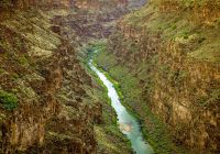 Eua desfiladeiro rio grande