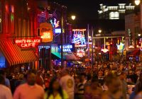 Eua memphis cidade noite