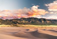 Eua parque nacional reserva great sand dunes montanha