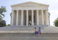 Eua washington dc monumento lincoln
