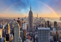 Horizonte de nova york estados unidos